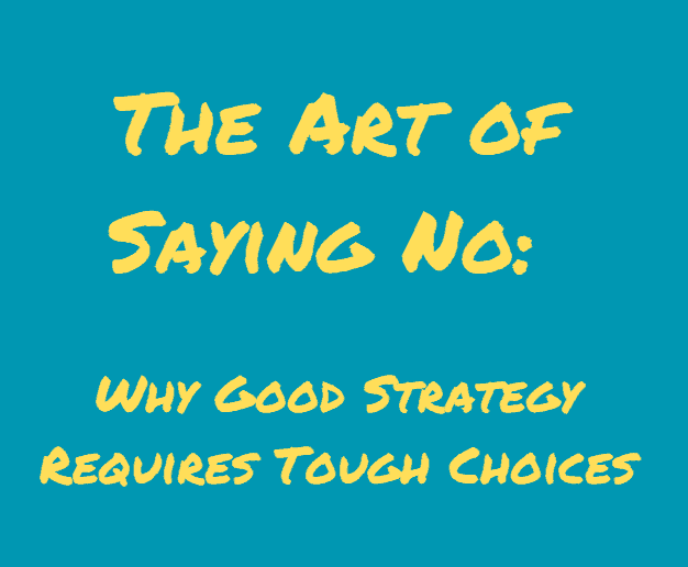 the art of saying no